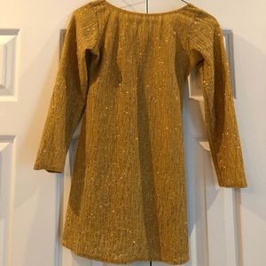 Girl’s Gold  and Silver Sparkle Dress.